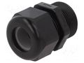 Cable gland; with long thread; PG21; IP68; polyamide; black; HSK-K HUMMEL HUMMEL-1209210161