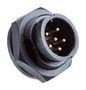 CIRCULAR CONNECTOR, RCPT, 3POS, SOLDER ACC-03PMMS-LC7001
