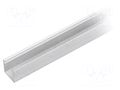 Profiles for LED modules; white; L: 1m; SMART10; aluminium TOPMET TOP-SMART10/WH-1M