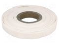 Tape: heat transfer; W: 25mm; L: 10m; Thk: 2mm; 3W/mK; white; acrylic Dexerials UX3002D-200/25/10