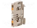 Splice terminal: rail; 41A; spring clamp; beige; wemid; 6mm2; TS35 WEIDMÜLLER A2C6