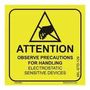 LABEL, ESD WARNING, 50.8 X 50.8MM 129LABEL.