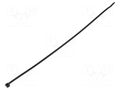 Cable tie; L: 390mm; W: 4.7mm; black; polyamide; 355N; Ømax: 110mm HELLERMANNTYTON T80L-UVBK