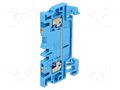 Splice terminal: rail; 17.5A; spring clamp; blue; wemid; 1.5mm2 WEIDMÜLLER A2C1.5BL