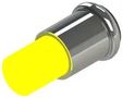 LED BULB, YEL, MIDGET FLANGE/SX6S/330MCD 206-521-23-38