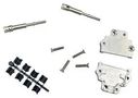 D SUB BACKSHELL, 9POS, 180DEG, DIE CAST 966-009-030R121