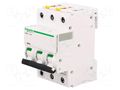Circuit breaker; 400VAC; Inom: 6A; Poles: 3; for DIN rail mounting SCHNEIDER ELECTRIC A9F04306
