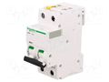 Circuit breaker; 400VAC; Inom: 1A; Poles: 2; for DIN rail mounting SCHNEIDER ELECTRIC A9F04201