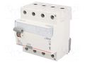 RCD breaker; Inom: 25A; Ires: 30mA; Max surge current: 250A; 400VAC LEGRAND 411707