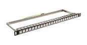 PATCH PANEL, SHLD RJ45, CAT6A, 24P, 0.5U SGFTK0.5