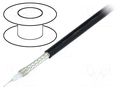 Wire: coaxial; RG58; stranded; Cu; PVC; black; 100m; Øcable: 4.95mm BELDEN MRG5800.10100