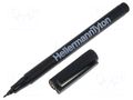 Marker: fineliner; black HELLERMANNTYTON T82S-BK