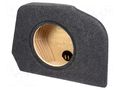 Car loudspeaker enclosure; MDF; black melange; 250mm; Toyota; 15l BASSER OBGL.TOYOTA.01R