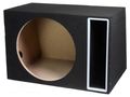 Car loudspeaker enclosure; MDF; black; 380mm; Grooving: 352mm BASSER OB.MDF.13.BK