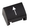 CAP, ROCKER/TACTILE SW, UP ARROW, BLK 1A09XD034