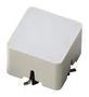 CAP, ROCKER/TACTILE SWITCH, WHITE 1YS0616