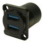 USB ADAPTER, 3.0 TYPE A RCPT-TYPE A RCPT MP-CP30088