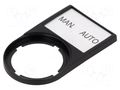 Bezel with description label; RMQ-Titan; 30x50mm EATON ELECTRIC M22S-ST-GB11