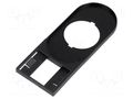Bezel without description label; RMQ-Titan; 30x75mm EATON ELECTRIC M22S-STDD-X