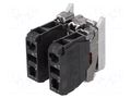 Contact block; 22mm; Harmony XB4; front fixing; screw terminals SCHNEIDER ELECTRIC ZB4BZ104