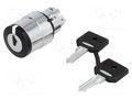Switch: rotary with key; 22mm; Stabl.pos: 2; black; none; IP66 SCHNEIDER ELECTRIC ZB4BG02