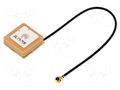 Antenna; GPS; 0dBi; RHCP; for building in; 50Ω; 15x15x6.8mm; 3.3VDC SR PASSIVES GPS-ANT047