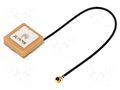 Antenna; GPS; 0dBi; RHCP; for building in; 50Ω; 15x15x6.8mm; 3.3VDC SR PASSIVES GPS-ANT047