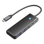 Orico Hub 4in1 USB A3.0x2 + Type-C3.0x1 + PD100Wx1, Orico PAPW2AC-C3-015BKEPIP