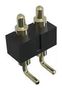 CONN, R/A POGO PIN HDR, 2P, 1R/2.54MM/TH MP015222