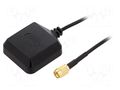 Antenna; GPS; 3dBi; RHCP; magnet; 50Ω; 39x33x14mm; -40÷85°C; Len: 3m SR PASSIVES GPS-ANT043