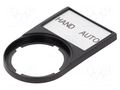 Bezel with description label; RMQ-Titan; 30x50mm EATON ELECTRIC M22S-ST-D11