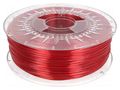 Filament: PET-G; Ø: 1.75mm; red (ruby),transparent; 220÷250°C; 1kg DEVIL DESIGN DEV-PETG-1.75-RRT