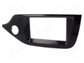 Radio frame; Kia; 2 DIN; black gloss PER.PIC. RAM-40.445.2