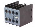 Auxiliary contacts; Size: S0,S00,S2; Leads: screw terminals SIEMENS 3RH2911-1HA20