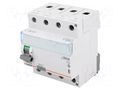 RCD breaker; Inom: 63A; Ires: 30mA; Max surge current: 250A; 400VAC LEGRAND 411709