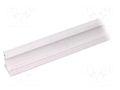 Profiles for LED modules; white; L: 2m; CORNER10; aluminium TOPMET TOP-CORNER10/WH-2M