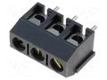 Connector: PCB terminal block; terminal; 16A; 300V; angled 90° NINIGI TB-5.0-P-3P-GY