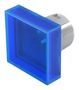 LENS, SWITCH, SQUARE, BLUE, PLASTIC 51-951.6