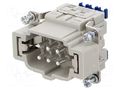 Connector: HDC; contact insert; male; 16A; 500V; Han® ES Press HARTING 09330062648