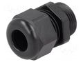 Cable gland; PG13,5; IP54; polyamide; black; UL94V-0; HSK-K HUMMEL HUMMEL-1209130115