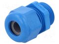 Cable gland; M20; 1.5; IP54; polyamide; blue; UL94V-0; HSK-K HUMMEL HUMMEL-1209200251