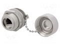 Coupler; socket; PIN: 8; Cat: 6a; shielded,with protective cap CONEC 17-150154