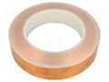 Tape: electrically conductive; W: 25mm; L: 33m; Thk: 0.066mm; copper 3M 3M-1194-25-33