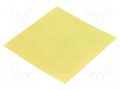 Heat transfer pad: Kapton; Thk: 0.127mm; 400mW/mK; UL94V-0; 5kV FISCHER ELEKTRONIK WLFT/404/100X100
