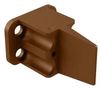WEDGELOCK, BROWN, THERMOPLASTIC, 4POS AWP-4SD