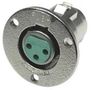 CONNECTOR, XLR, JACK, 3 POSITION C3F