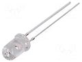 LED; yellow; 5mm; 10000mcd; 30°; Front: convex; 1.8÷2.4VDC OPTOSUPPLY OSY5PMA5A31-ST