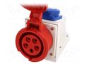 Connector: AC supply 3-phase; socket; female; 16A; 400VAC; IP44 PAWBOL PB.1942