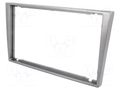 Radio frame; Opel,Renault,Suzuki; 2 DIN; grey PER.PIC. RAM-40.100.8