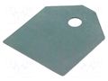 Heat transfer pad: silicone; TOP3; 0.4K/W; L: 20.5mm; W: 17.5mm FISCHER ELEKTRONIK WS/TOP/3